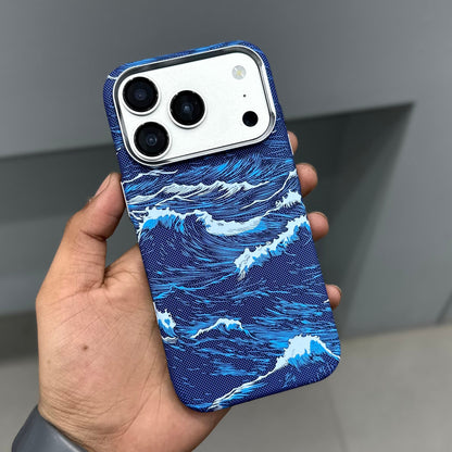 LUXO MAGSAFE CASE SEA WAVES - BLUE ( No. 3668 )