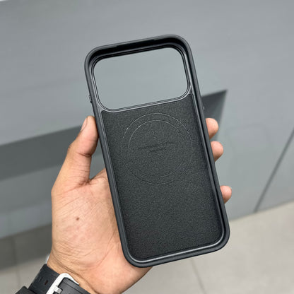 XUNDO VEGAN LEATHER CASE MAGSAFE - BLACK ( No. 2876 )