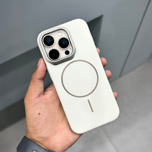 Matt Ment Case with Magsafe-Beige ( No. 2147 )