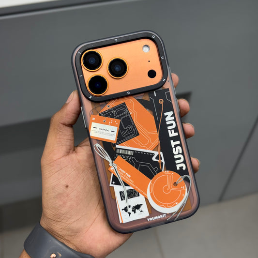YOUNGKIT JUSTFUN Magsafe Case - Orange ( No. 2311 )