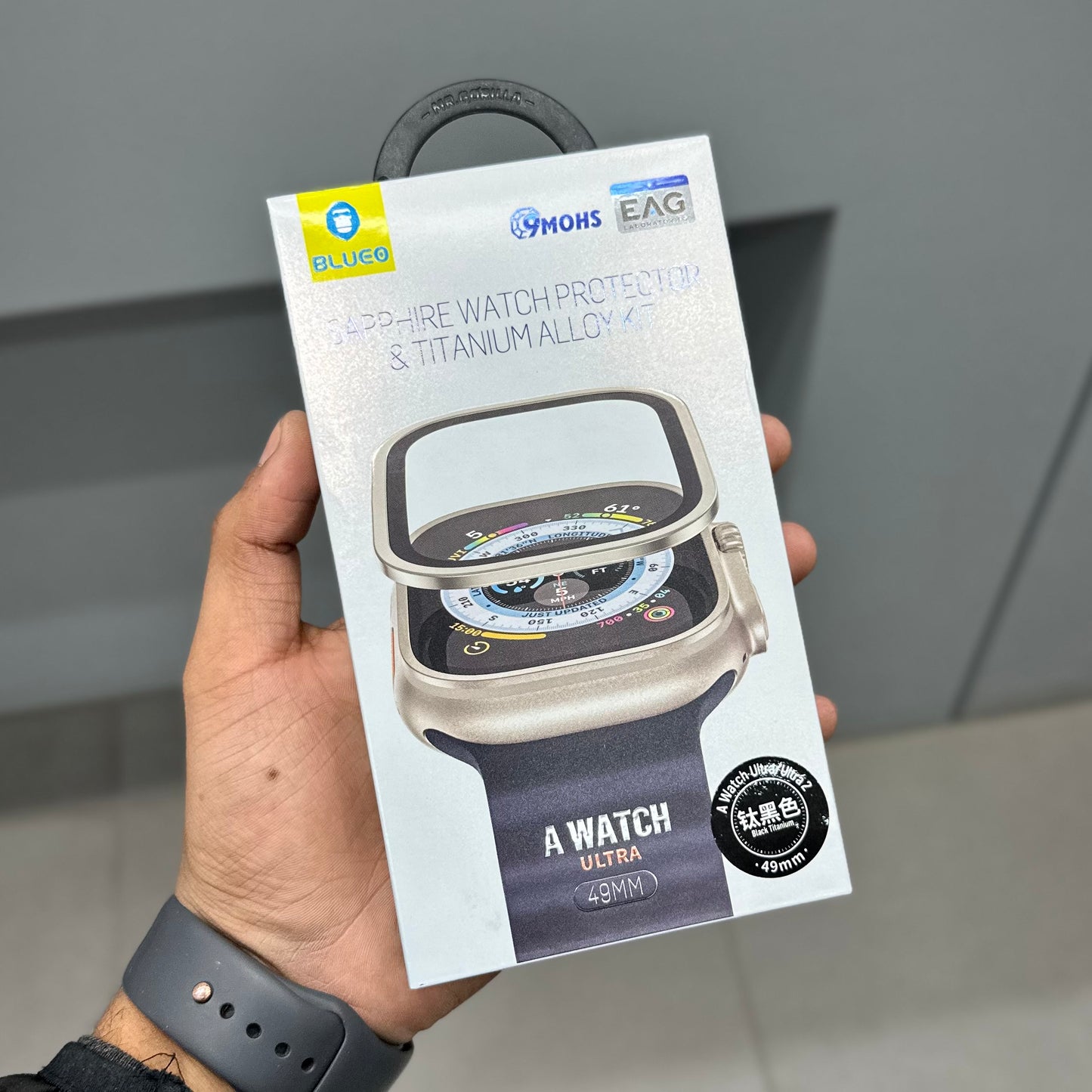 Blueo Sapphire With Titanium Alloy ( No. 1822)