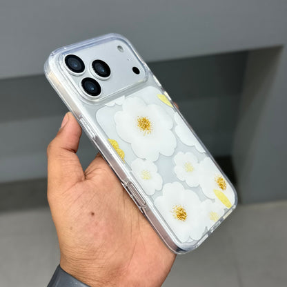 TRANZO BC 02 FLOWER CASE - WHITE ( No. 3400 )