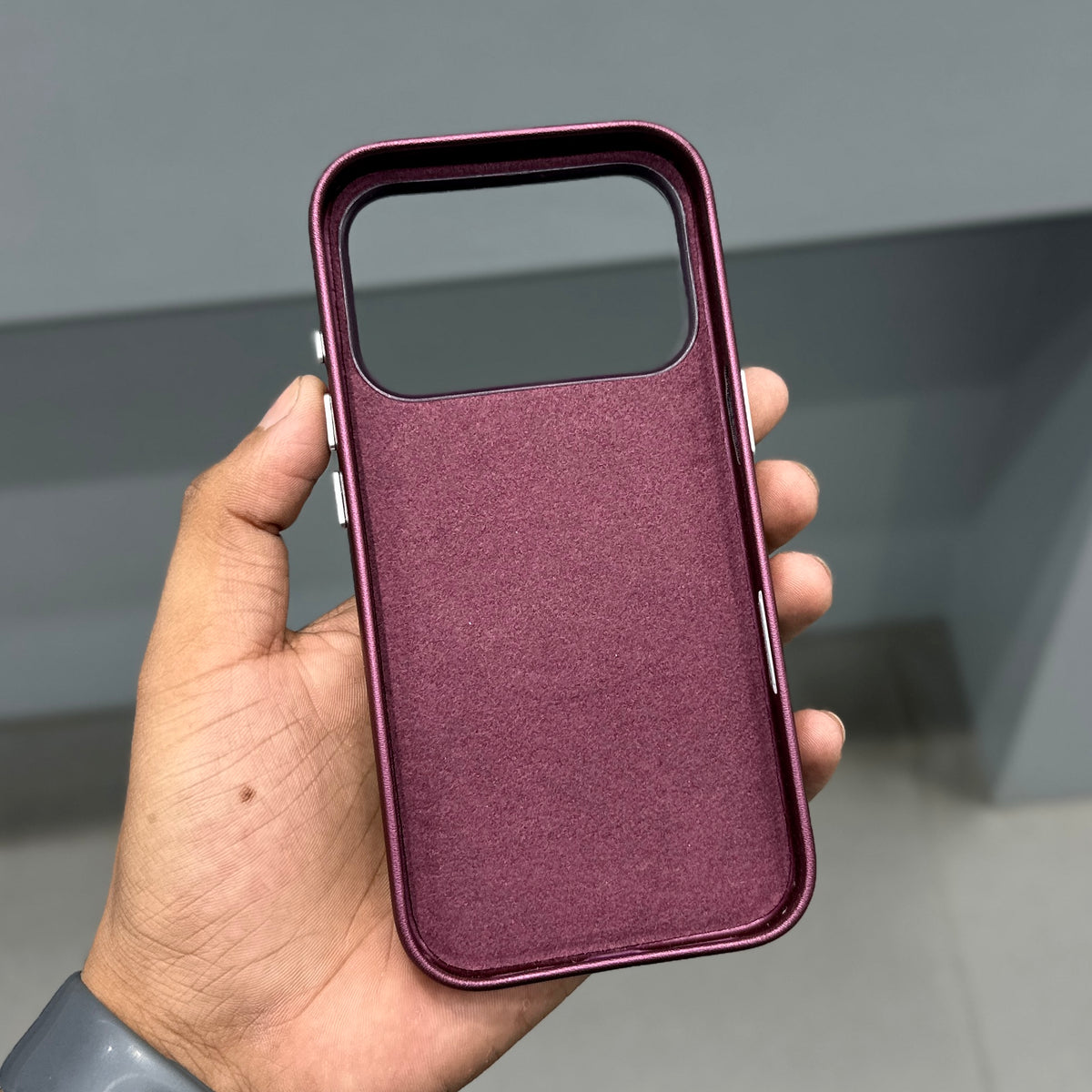 SHEFANGE LEATHER CASE - BURGUNDY ( No. 4022 )