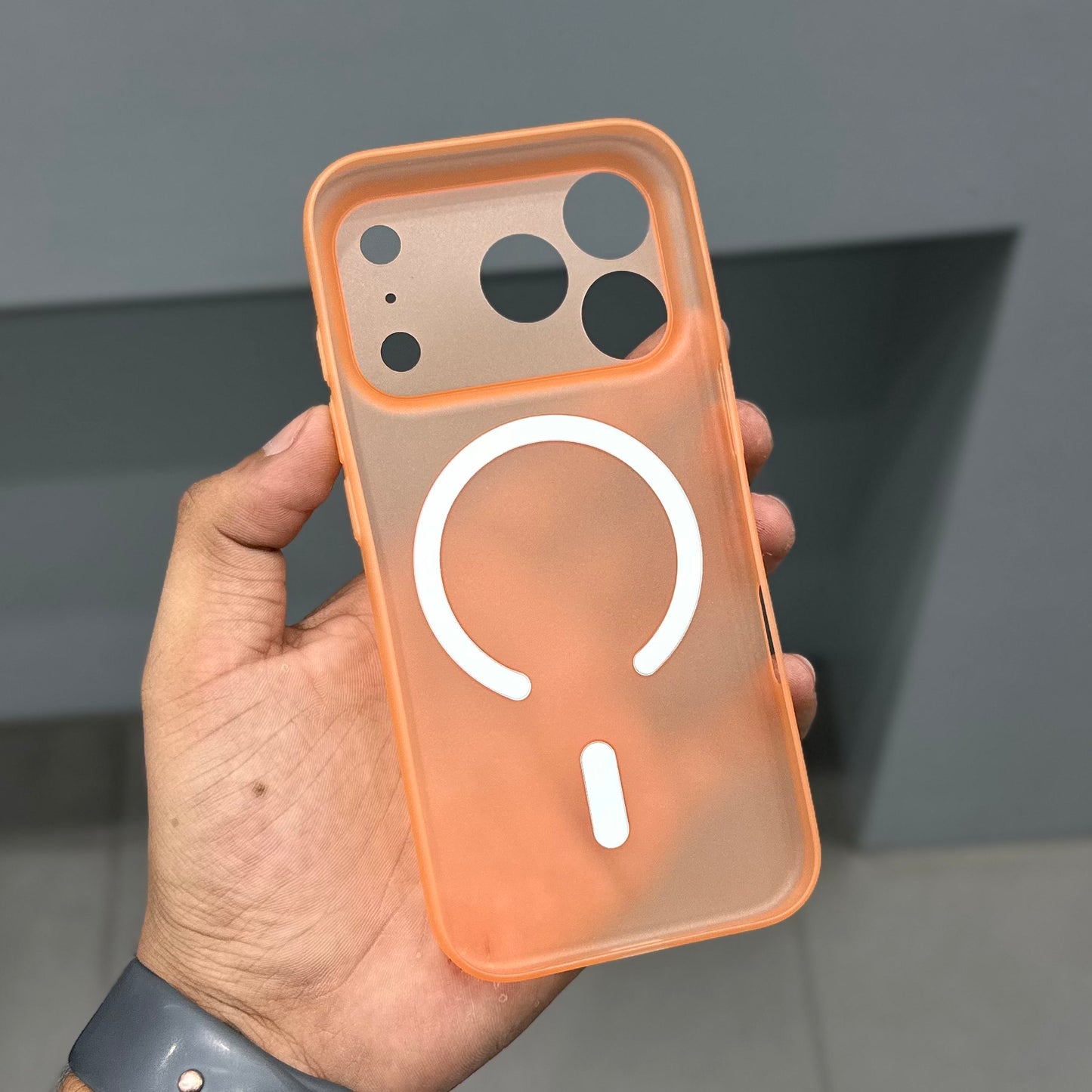 MMKIO AIR PAPER MAGSAFE CASE - ORANGE ( No. 3720 )