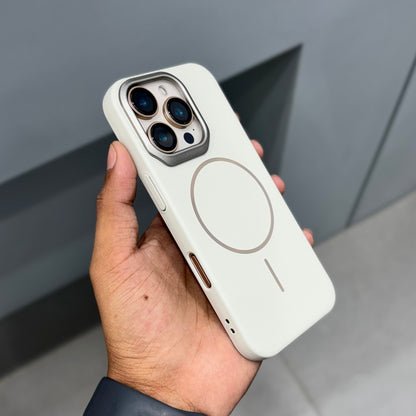 Matt Ment Case with Magsafe-Beige ( No. 2147 )