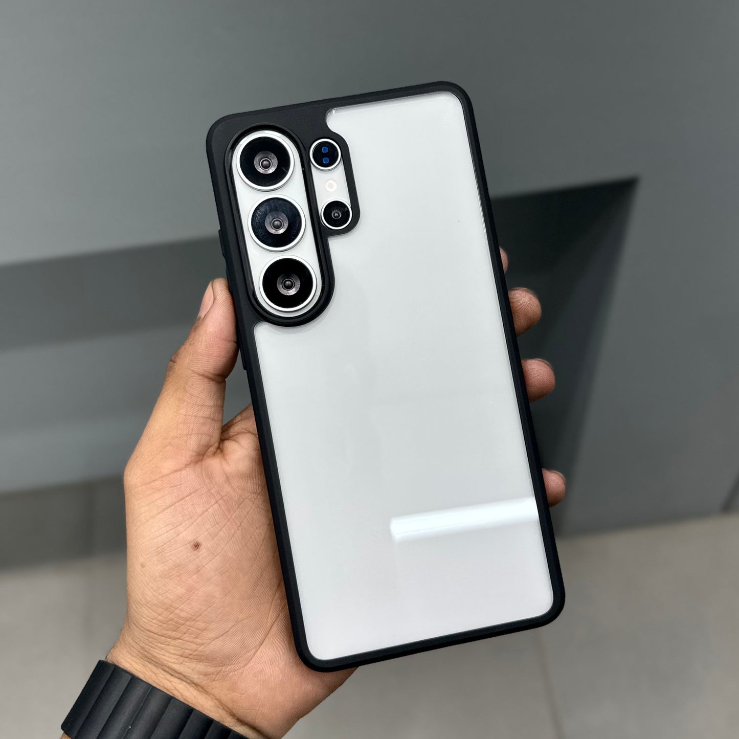 BLACK FRAME CRYSTAL CASE - SAMSUNG ( No. 2965 )