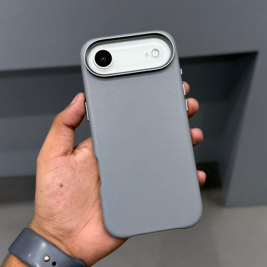 XUNDO UEGAN LEATHER CASE MAGSAFE - GREY ( No. 2874 )
