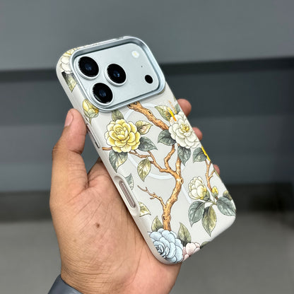 ONE GIF FLORAL EMPRESS EDITION MAGSAFE CASE - GREY ( No. 4055 )
