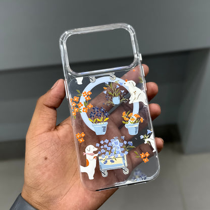 MOSTREET FLOWERS CASE - SKY BLUE ( No. 3925 )