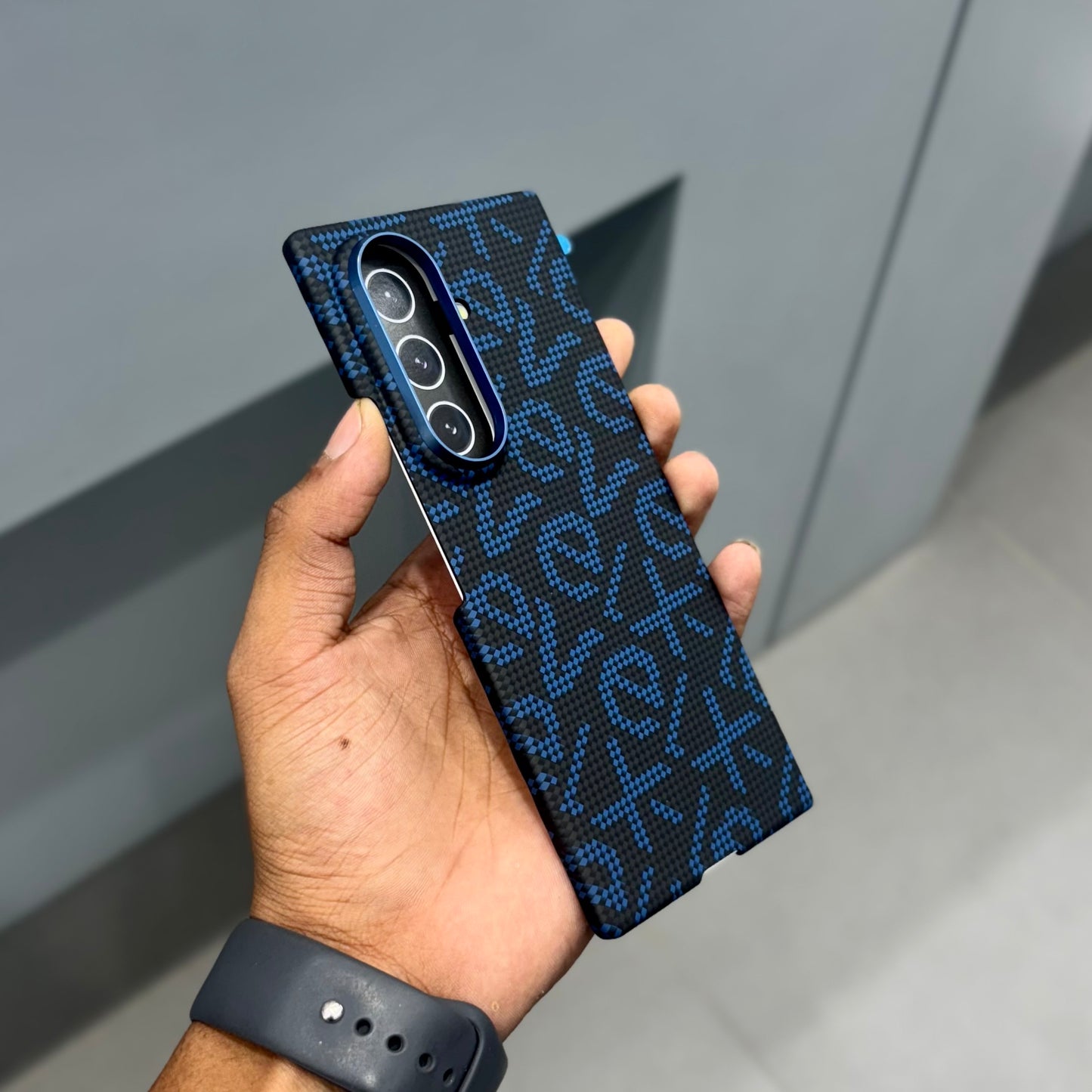 Xlevel Carbon Case-Samsung-Blue Black ( No. 2048 )