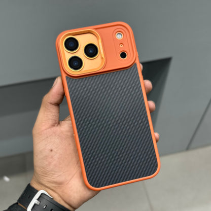 NY JOY CARBON CASE WITH MAGSAFE - ORANGE ( No. 2826 )