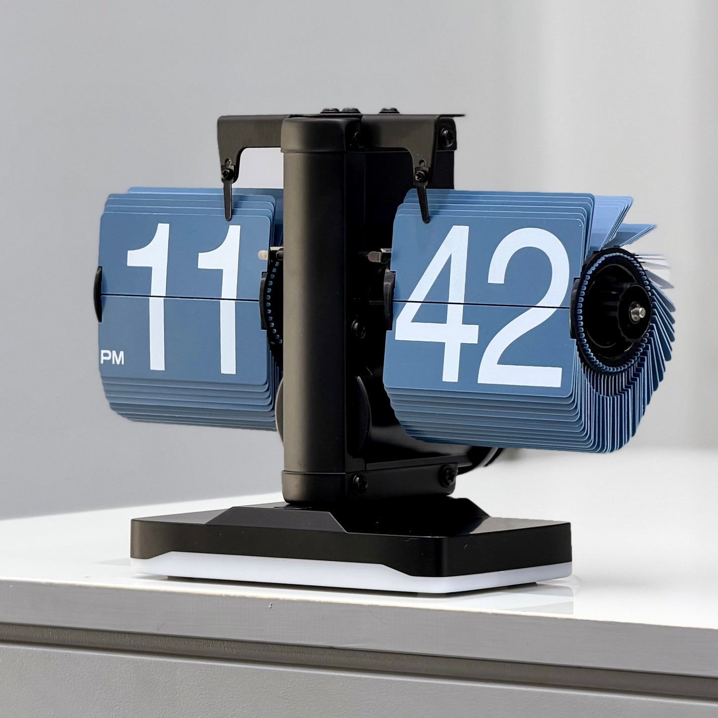 RETRO FLIP X MECHANICAL WATCH LED BASE - BLUE BLACK ( No. 2666 )