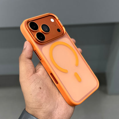 NY FROSTED SIDE SOFT CASE - ORANGE ( No. 2735 )