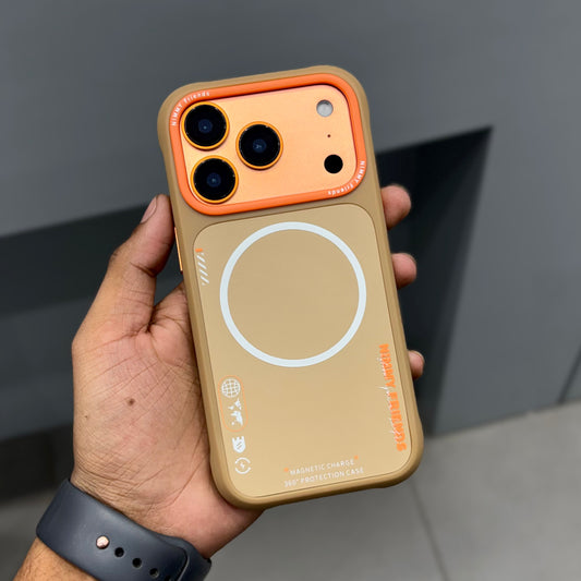 NIMMY MAGSAFE CASE - BROWN ORANGE ( No. 2706 )