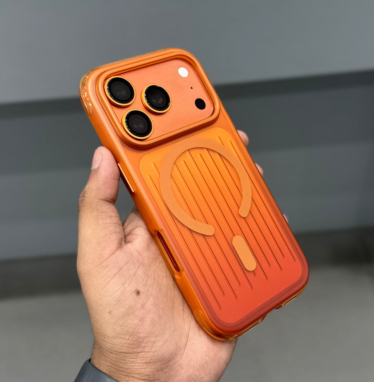 CMAQ AUREN MAGSAFE CASE - ORANGE ( No. 4092 )