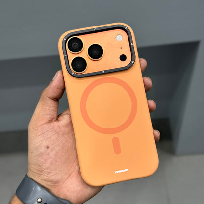 YOUNGKIT HARD SILICON MAGSAFE CASE - Orange ( No. 2392 )