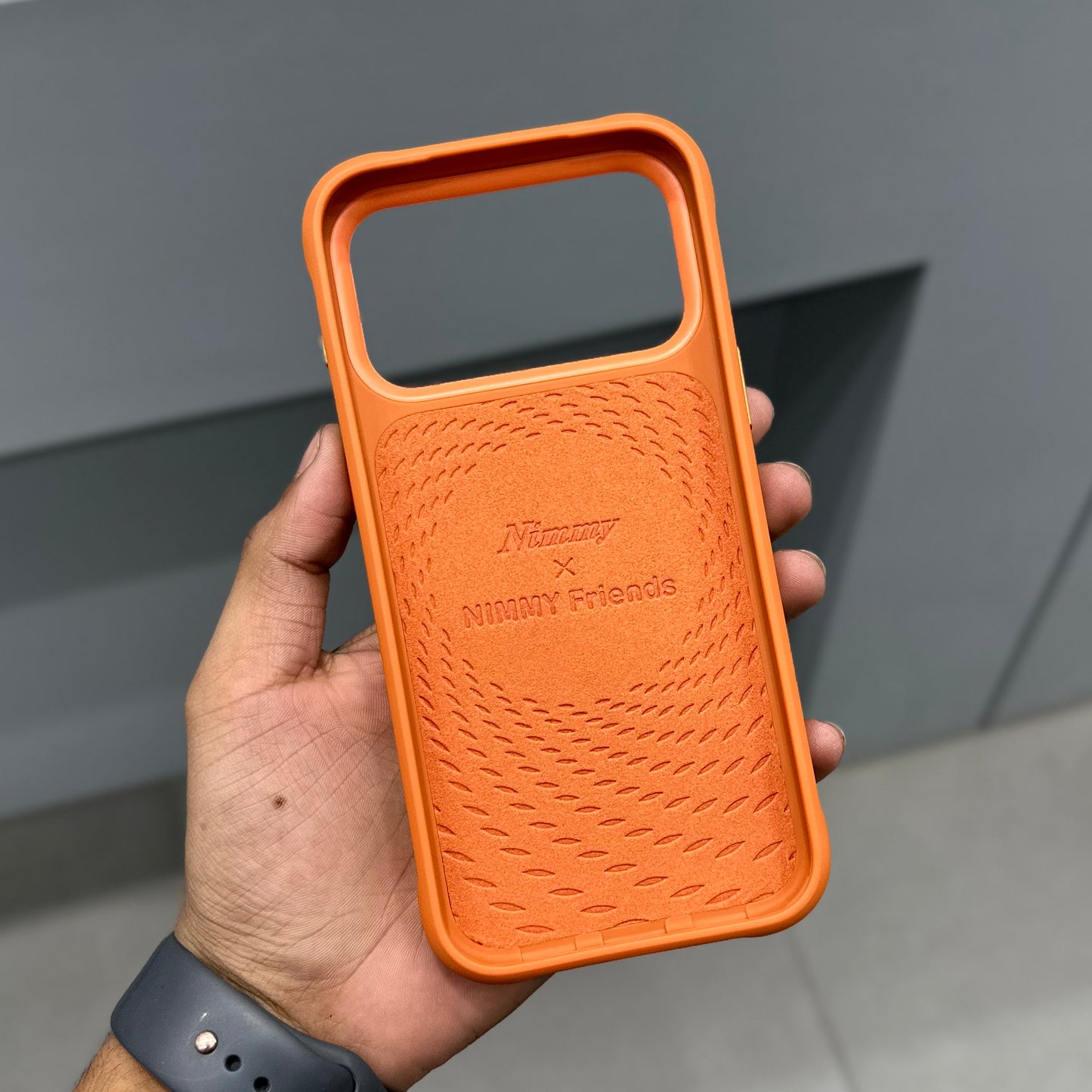 NIMMY DOG CHAIN CASE - ORANGE ( No. 2834 )