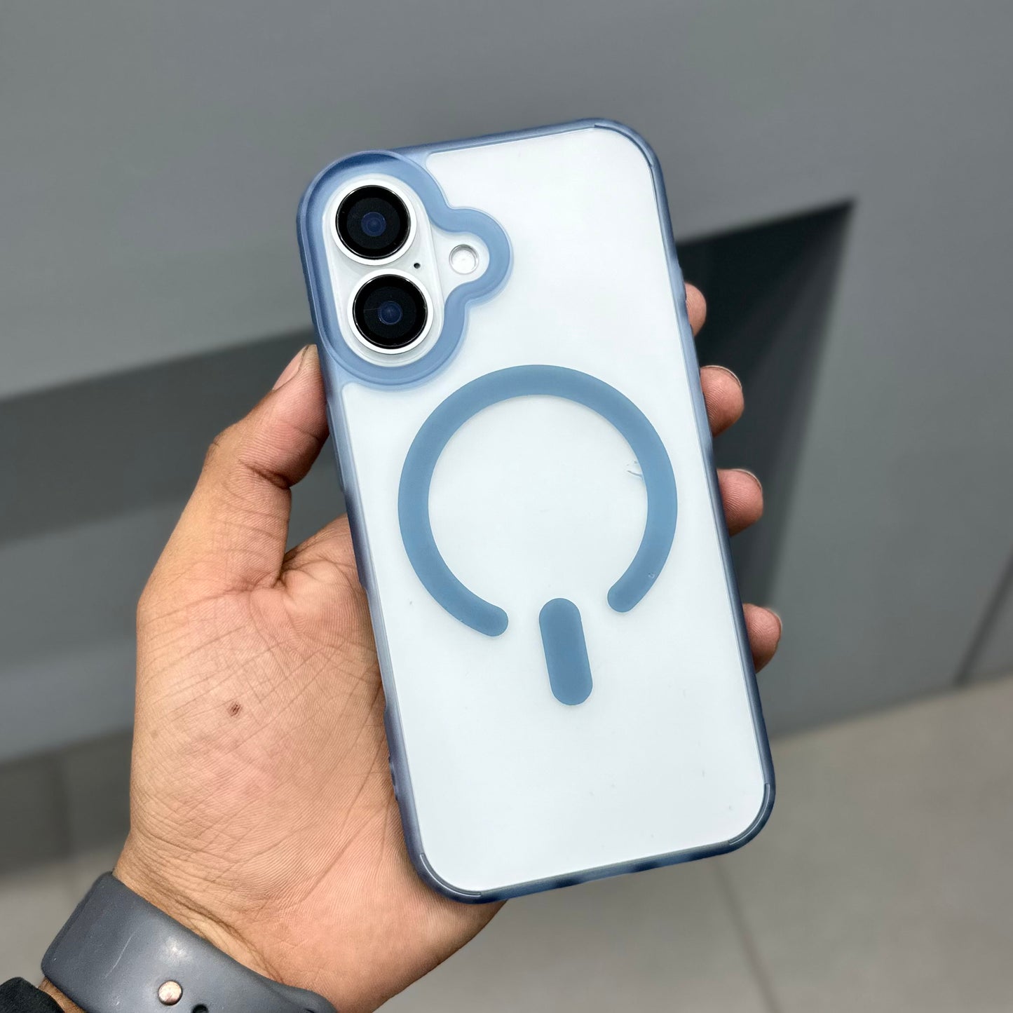 SILKLINE CASE WITH MAGSAFE TPU - BLUE ( No. 2645 )