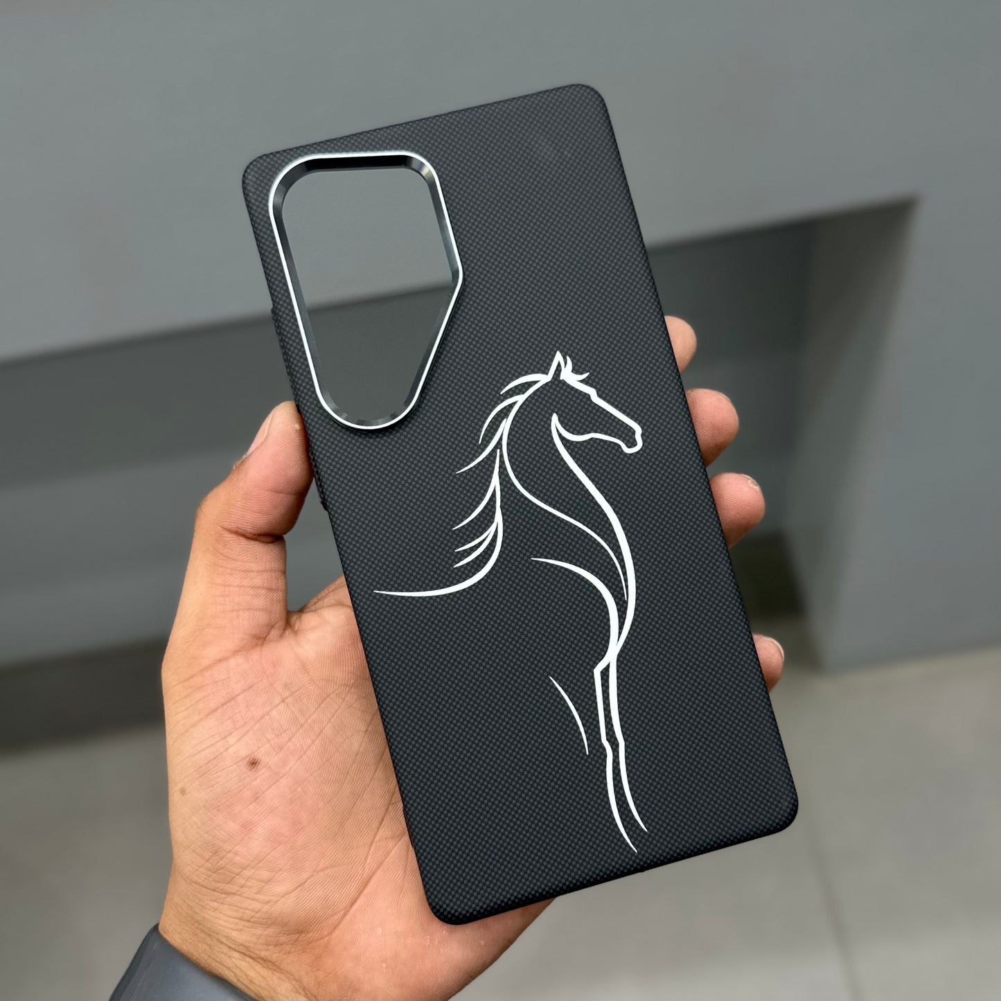 LUXO HORSE P MAGSAFE CASE SAMSUNG - BLACK ( No. 3543 )