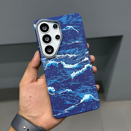 LUXO CARBON CASE SAMSUNG- BLUE WAVES ( No. 3170 )