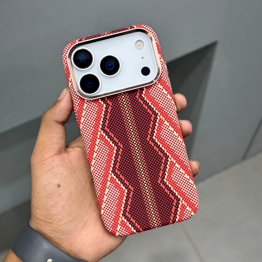 Luxo Red Wave Magsafe Case ( No. 2180 )