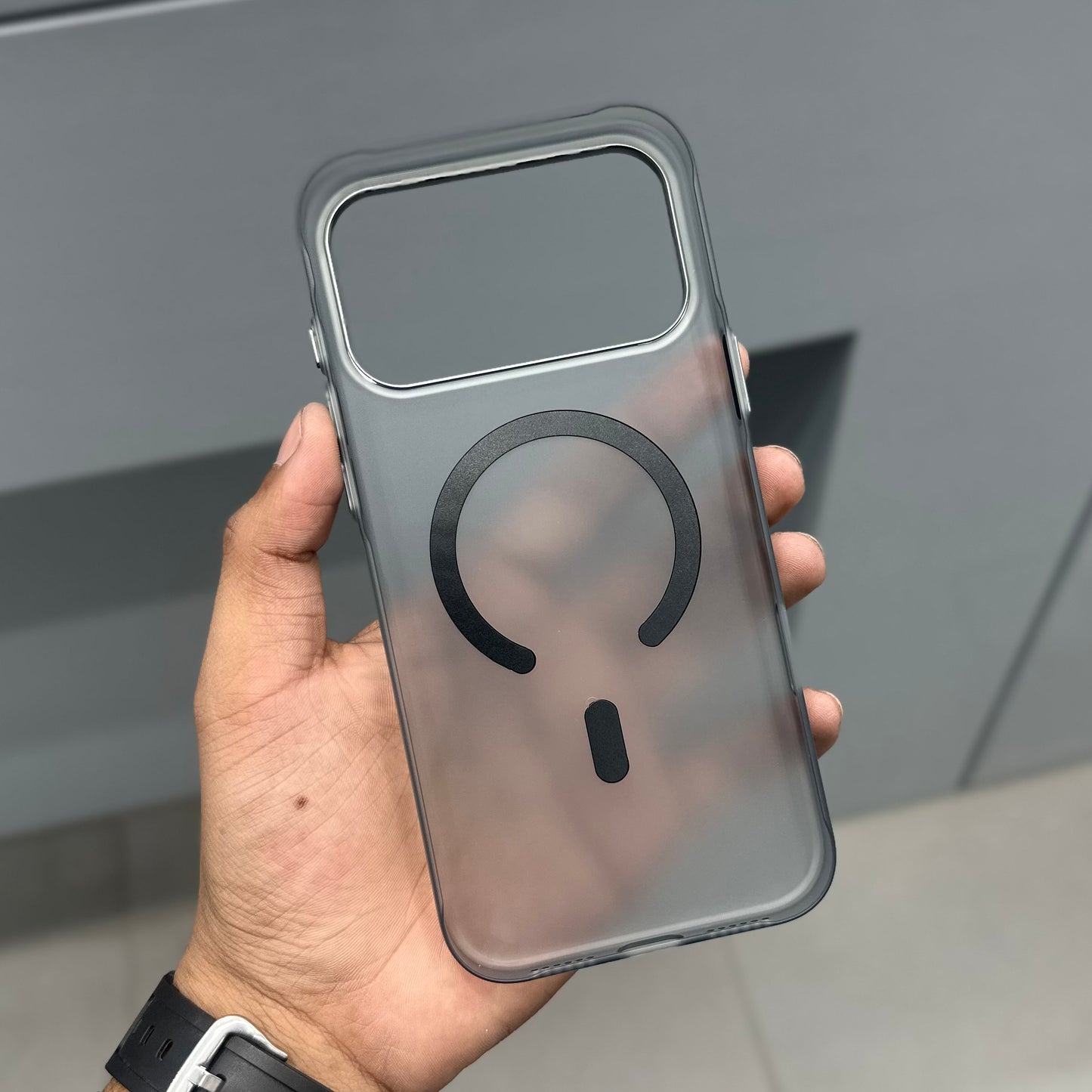 NY HARDSHELL CASE MAGSAFE - GREY ( No. 2739 )