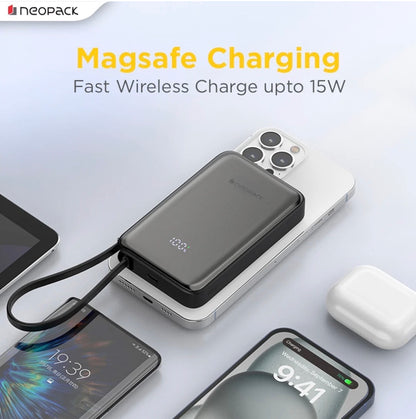 NEOPACK POWERLINK MAGSAFE POWER BANK - BLACK ( No. 3958 )