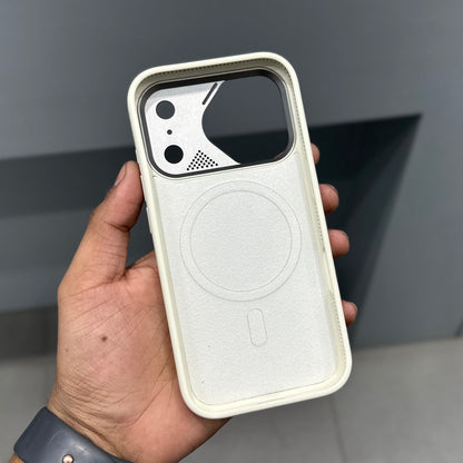 CMAQ IRON EDGE MAGSAFE CASE - BEIGE GREY ( No. 3000 )