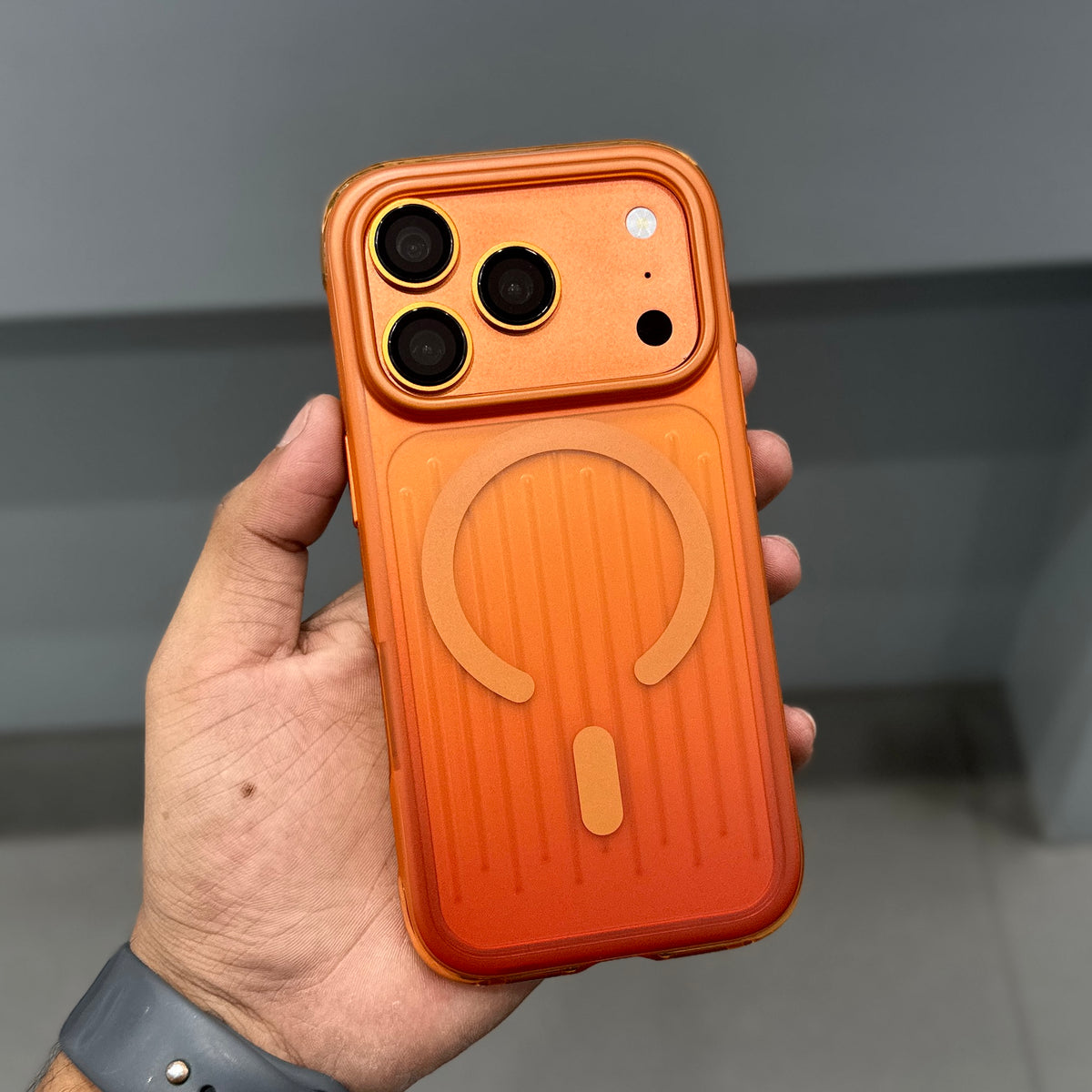 CMAQ AUREN MAGSAFE CASE - ORANGE ( No. 4092 )