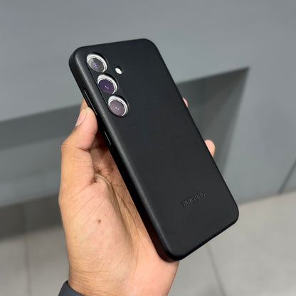 SAM VEGAN LEATHER CASE SAMSUNG - BLACK ( No. 2465 )