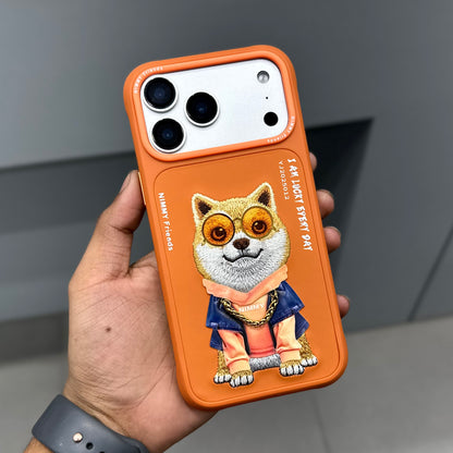 NIMMY DOG CHAIN CASE ORANGE ( No. 2852 )