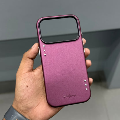 SHEFANGE LEATHER CASE - BURGUNDY ( No. 4022 )