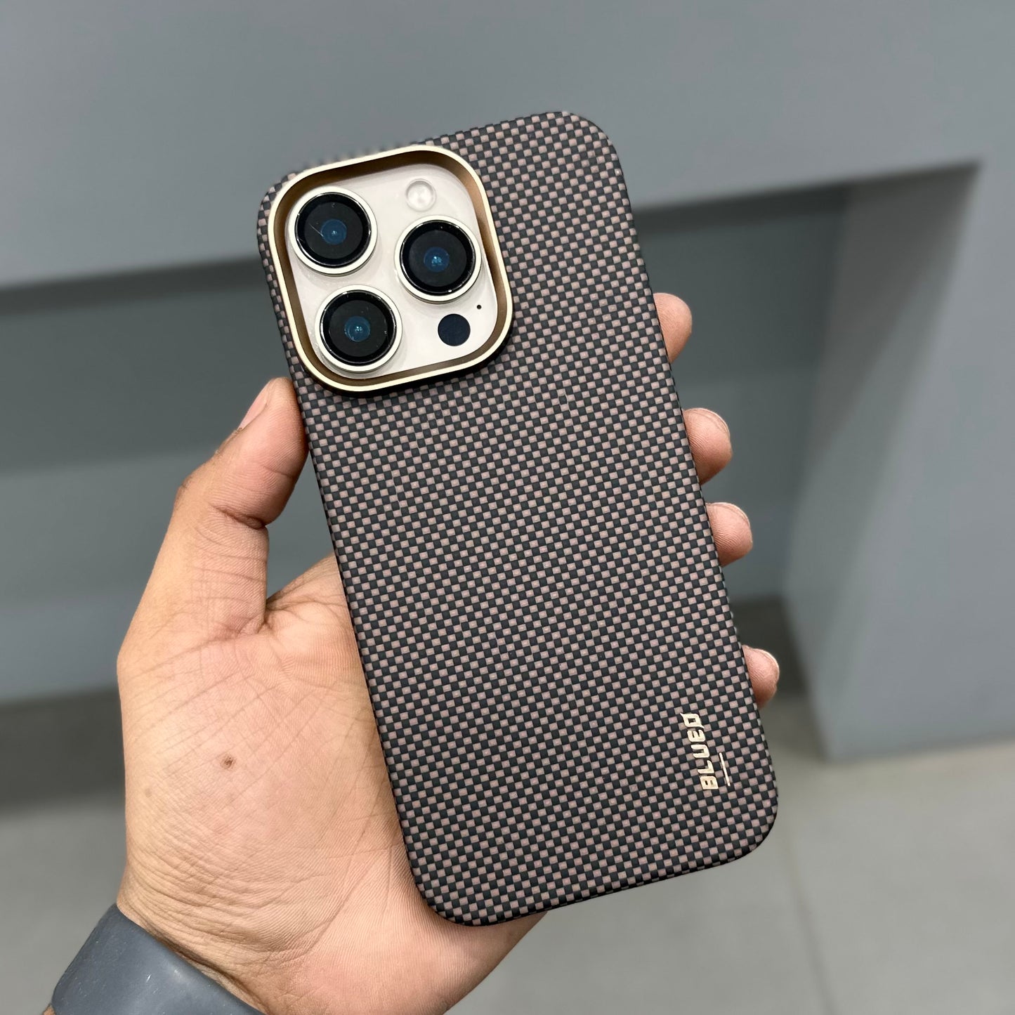 BLUEO ARMID FIBER CASE - BROWN ( No. 3068 )