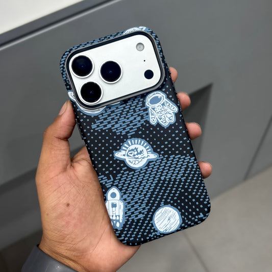 KDM Grafix Planets with Magsafe Case - Black ( No. 2221)