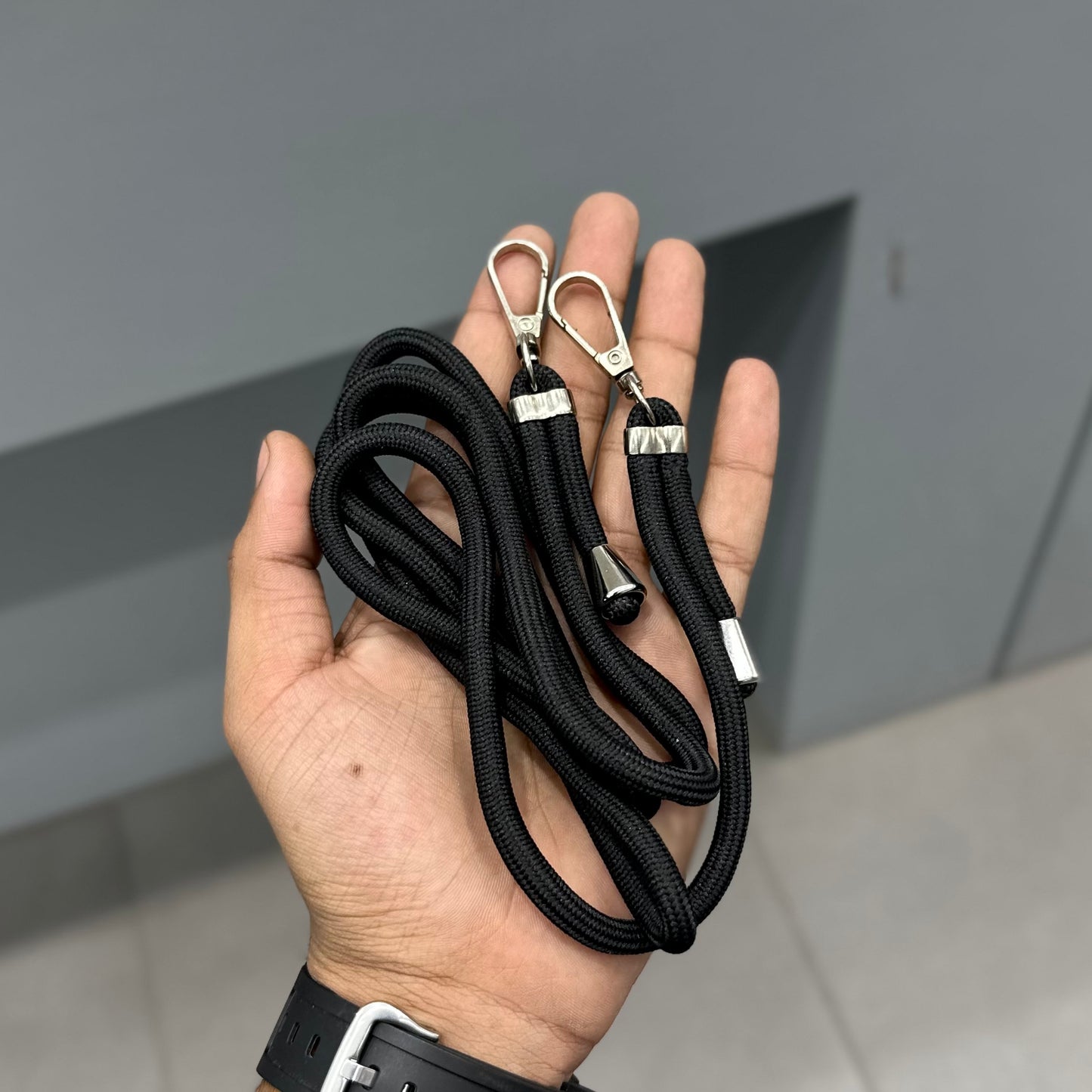 TRANZO BC 01 DETACHABLE HOOK MAGSAFE CASE - BLACK ( No. 2756 )