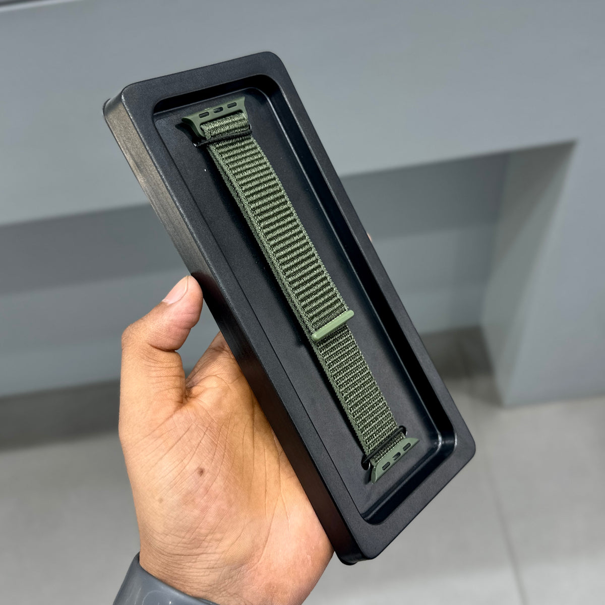 NYLON LOOP STRAP - DARK GREEN ( No. 3740 )