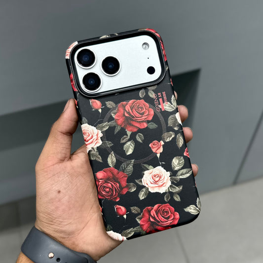 ONEGIF FLORAL EMPRESS EDITION MAGSAFE CASE - BLACK ( No. 2689 )