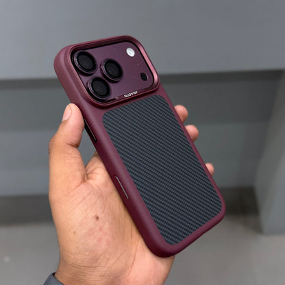 NY ZERO SENSE A CLASS CASE - WINE RED ( No. 3871 )