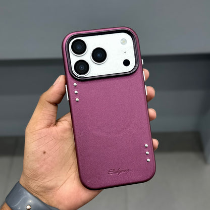 SHEFANGE LEATHER CASE - BURGUNDY ( No. 4022 )