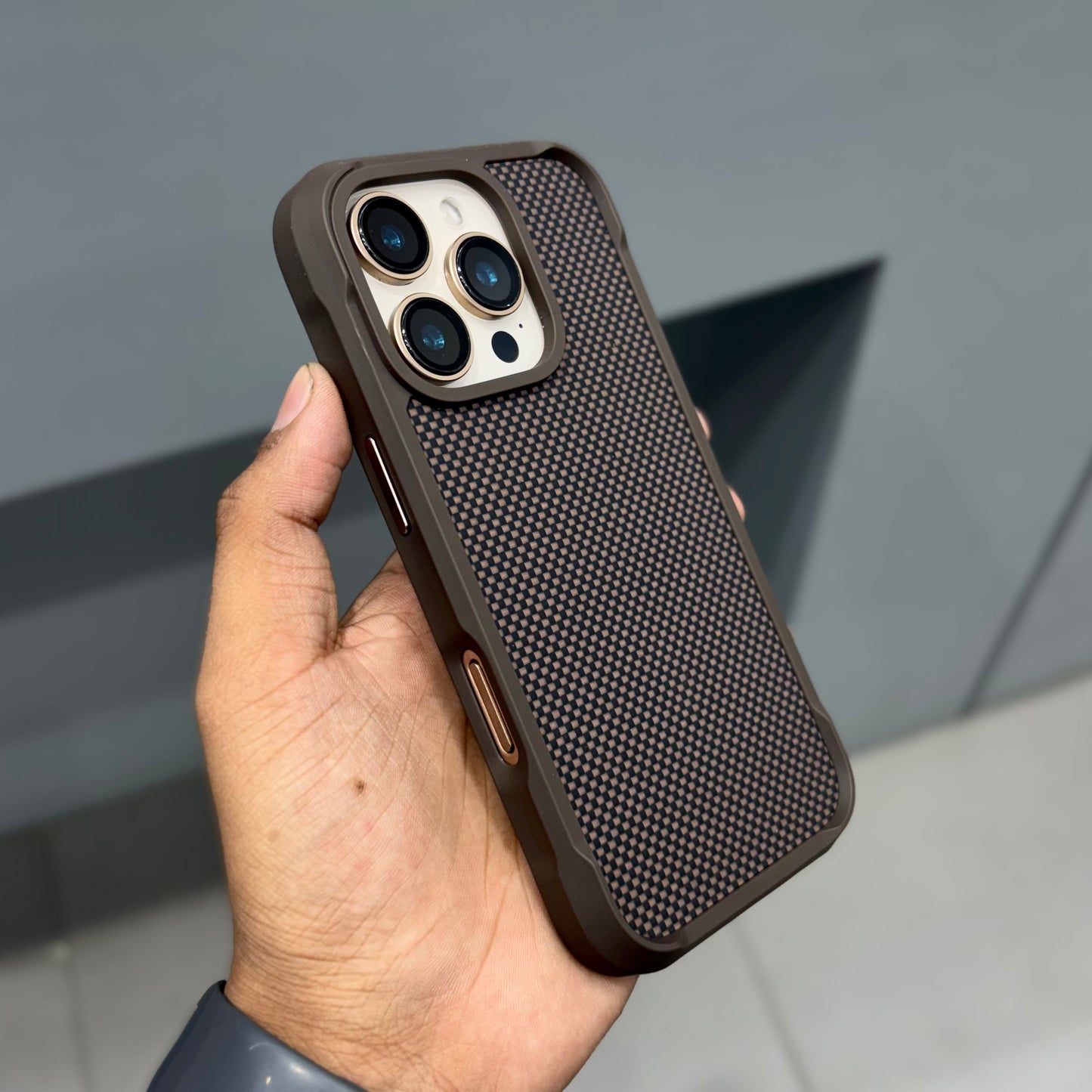 ICON CARBON CASE - BROWN 2.0( No. 2394 )
