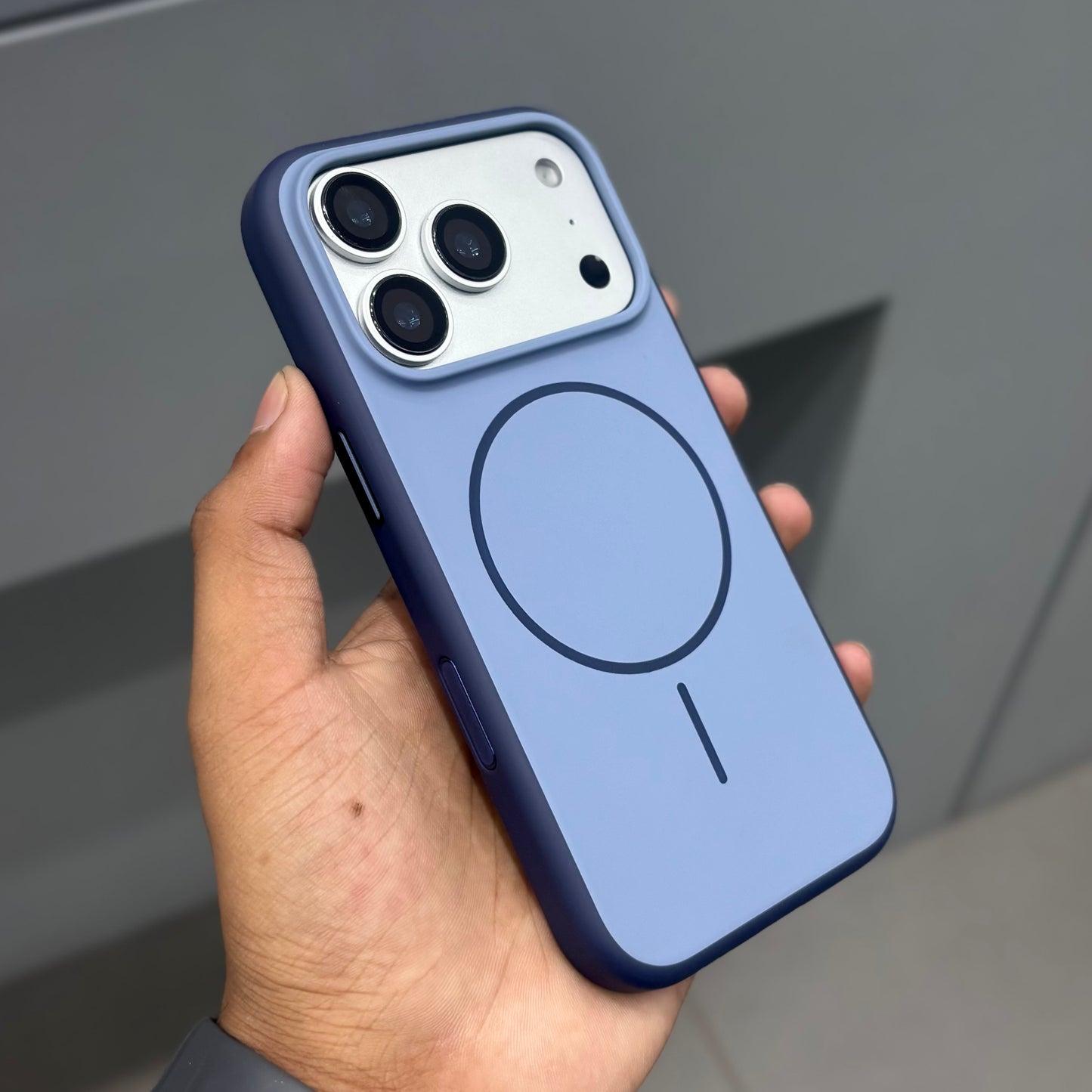 Lazy Boat Hard Silicon Case - Blue ( No. 2217)