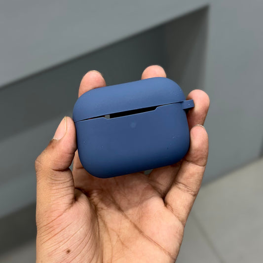 AIRPODS SILICON CASE - BLUE ( No. 2668 )