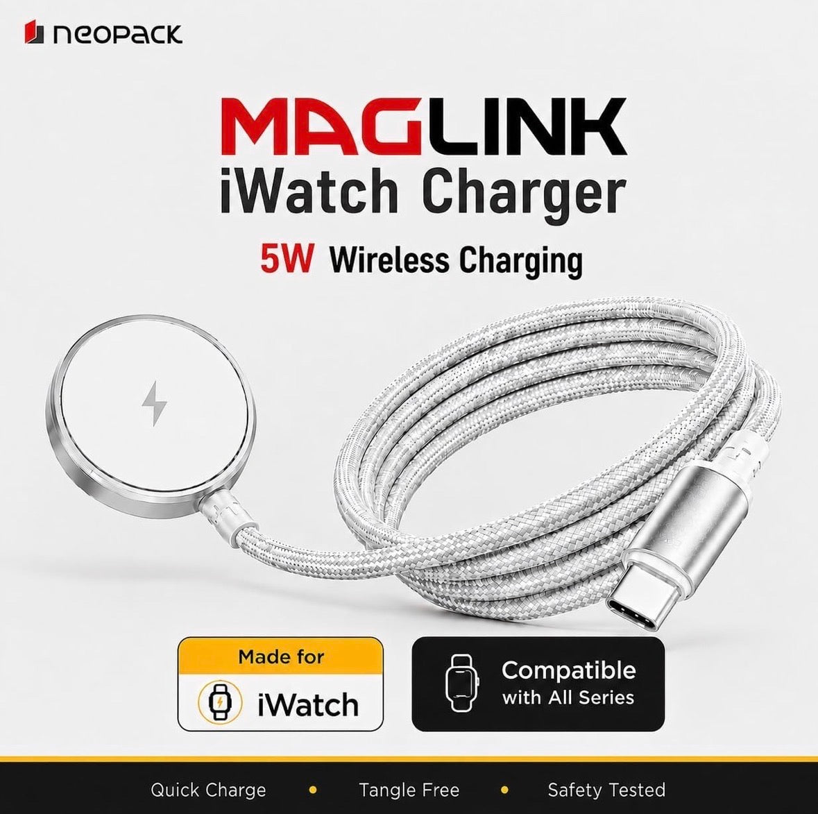 NEOPACK MAGLINK I WATCH CHARGER ( No. 3999 )