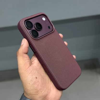 CMAQ WOVEN PRO MAGSAFE CASE - BURGUNDY ( No. 4144 )