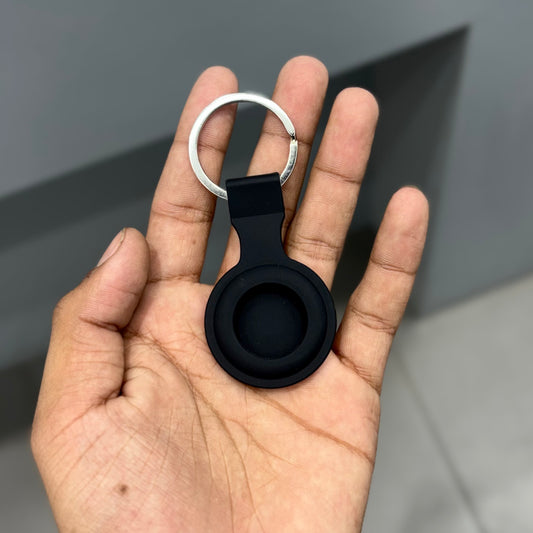 SILICON AIRTAG KEY CHAIN - BLACK ( No. 2467 )
