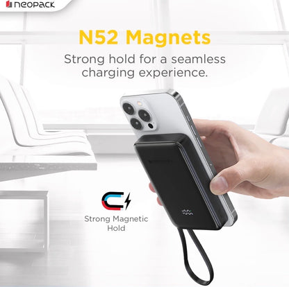 NEOPACK POWERLINK MAGSAFE POWER BANK - BLACK ( No. 3958 )