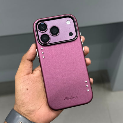 SHEFANGE LEATHER CASE - BURGUNDY ( No. 4022 )