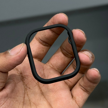 iWATCH BUMPER WITHOUT GLASS CASE - BLACK ( No. 3793 )