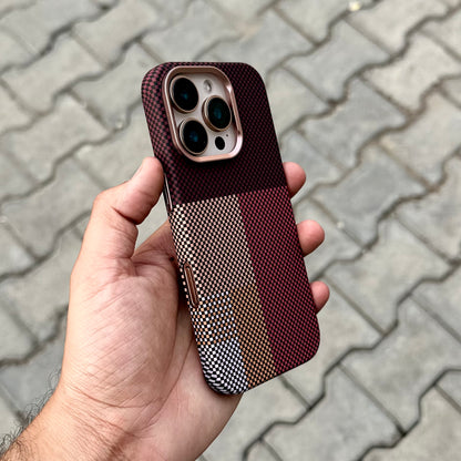 Luxo BrownCheck 10.0 Case With Magsafe ( No. 1889 )