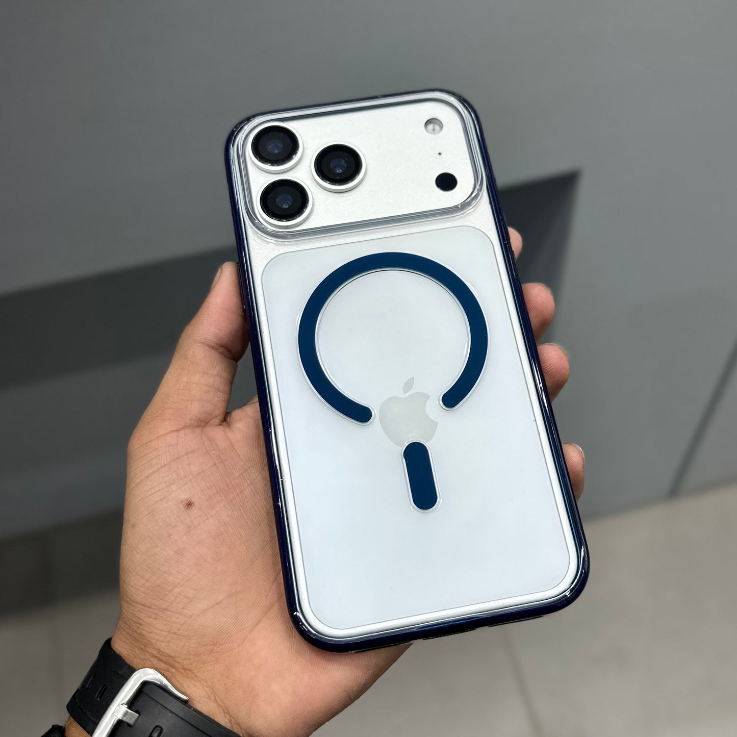 TRANZO AIR WAVE MAGSAFE CASE - DARK BLUE ( No. 2764 )